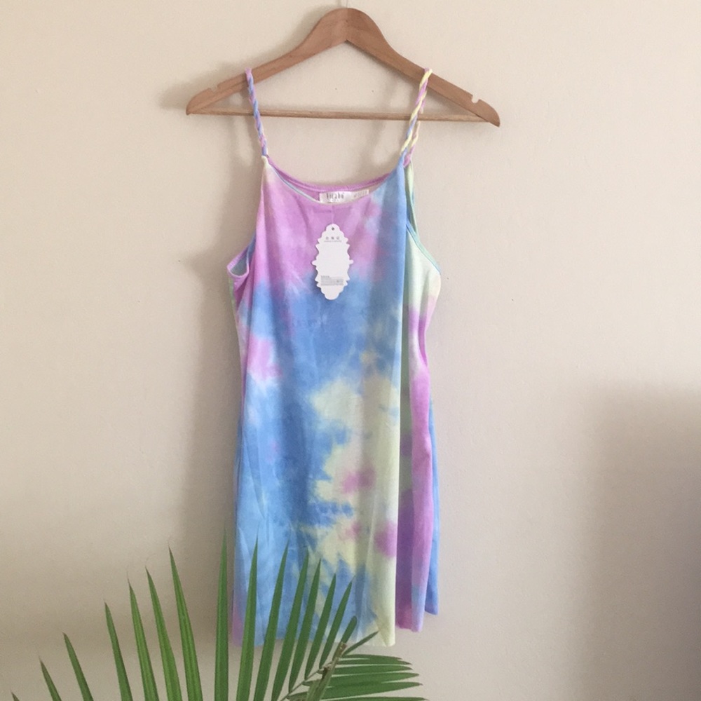 ✨Tie dye tank cover up dress - Picture 2 of 6
